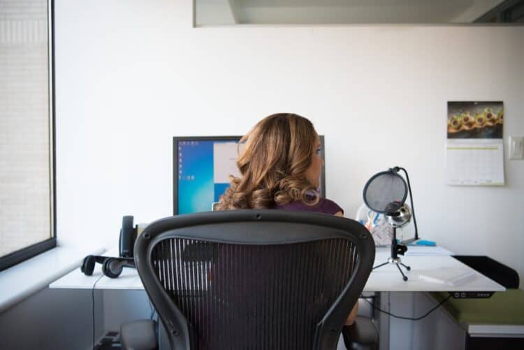 Photo by Christina Morillo: https://www.pexels.com/photo/woman-siting-on-chair-in-front-of-turn-on-computer-monitor-1181657/