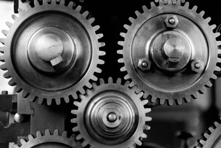 Photo by Flickr: https://www.pexels.com/photo/silver-metal-round-gears-connected-to-each-other-149387/