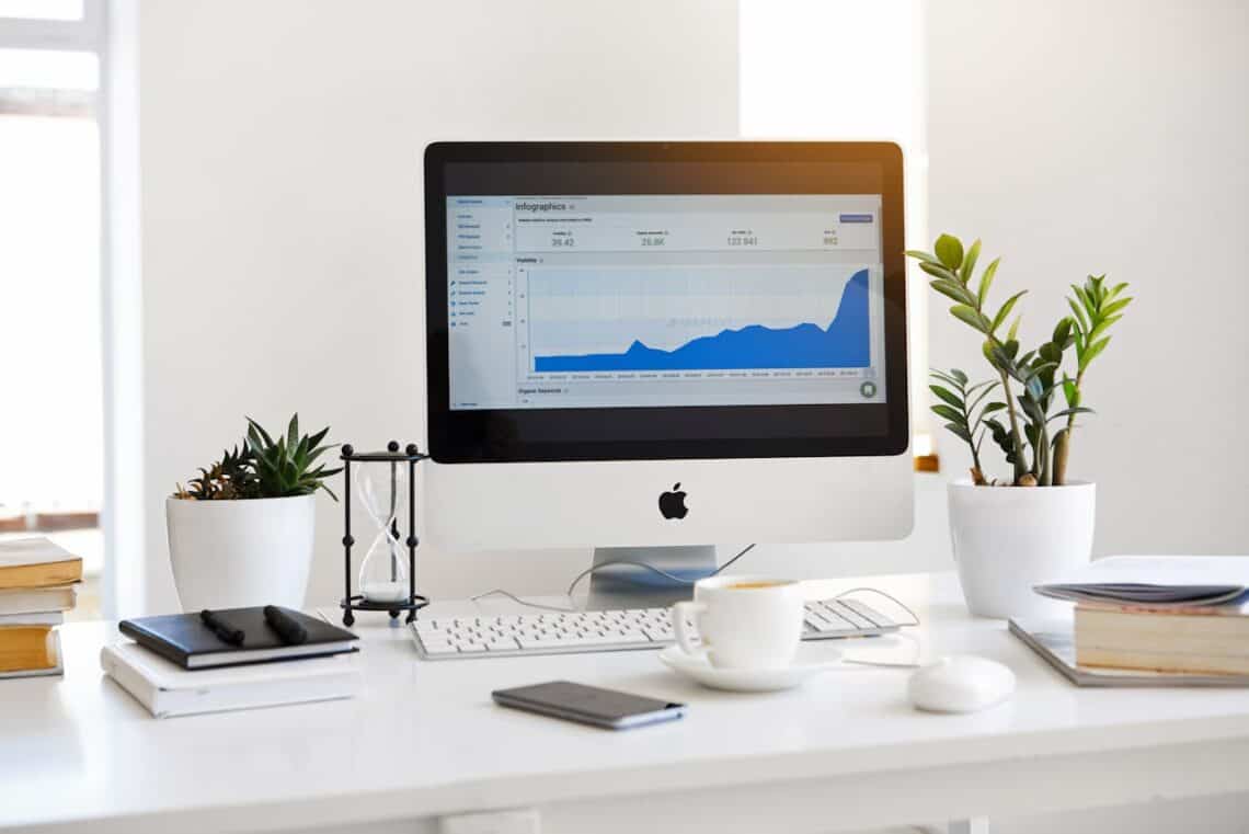 Photo by Serpstat: https://www.pexels.com/photo/silver-imac-displaying-line-graph-placed-on-desk-572056/